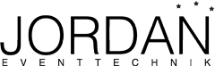 Logo Jordan Eventtechnik, zurÃ¼ck zur Startseite